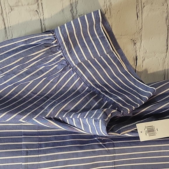 SHORT SLEEVE SHIRT DRESS - Picture 5 of 6